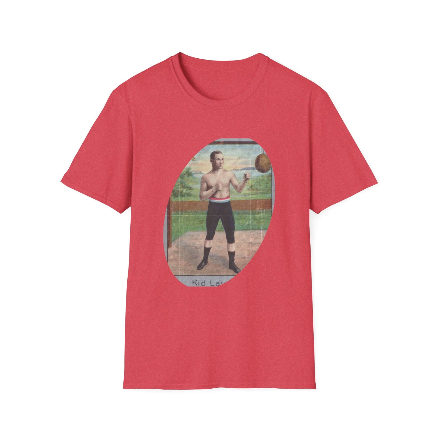 Retro Boxer Fighter Unisex Cotton T-Shirt - Old School Male 