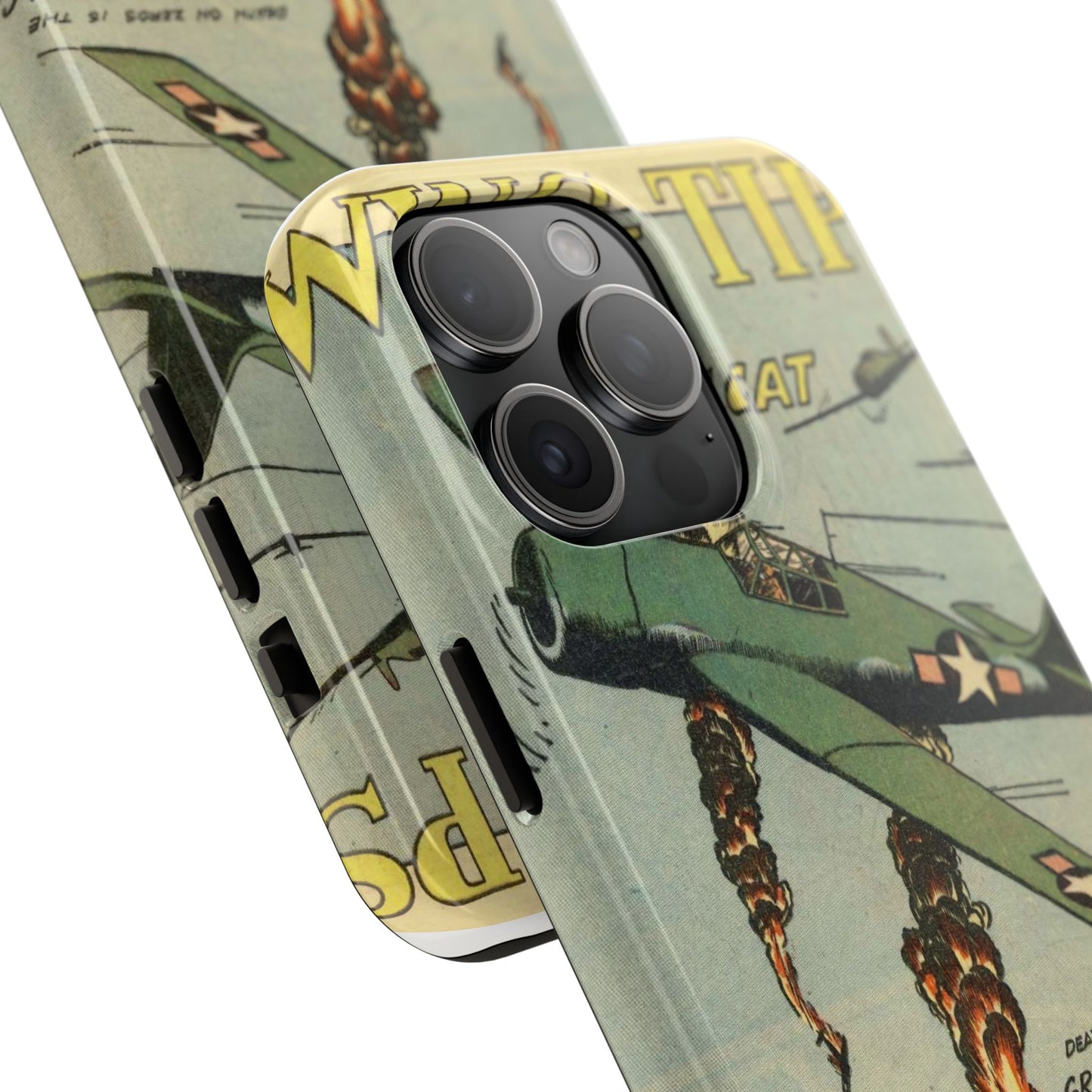 Retro Wings Comic Page Tough Phone Cases