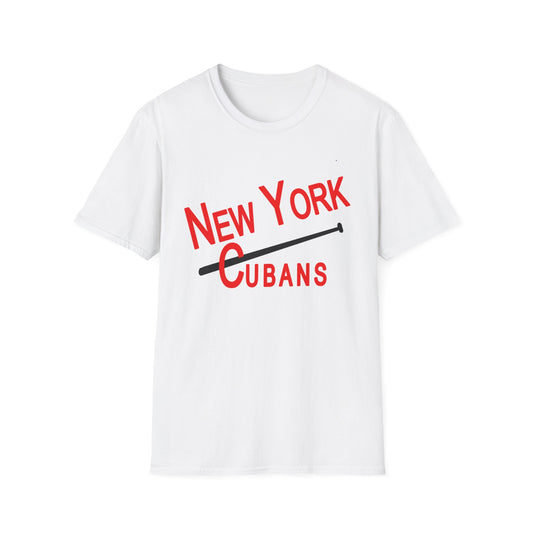 New York Cubans Negro League Unisex Softstyle T-Shirt - Old School Male 