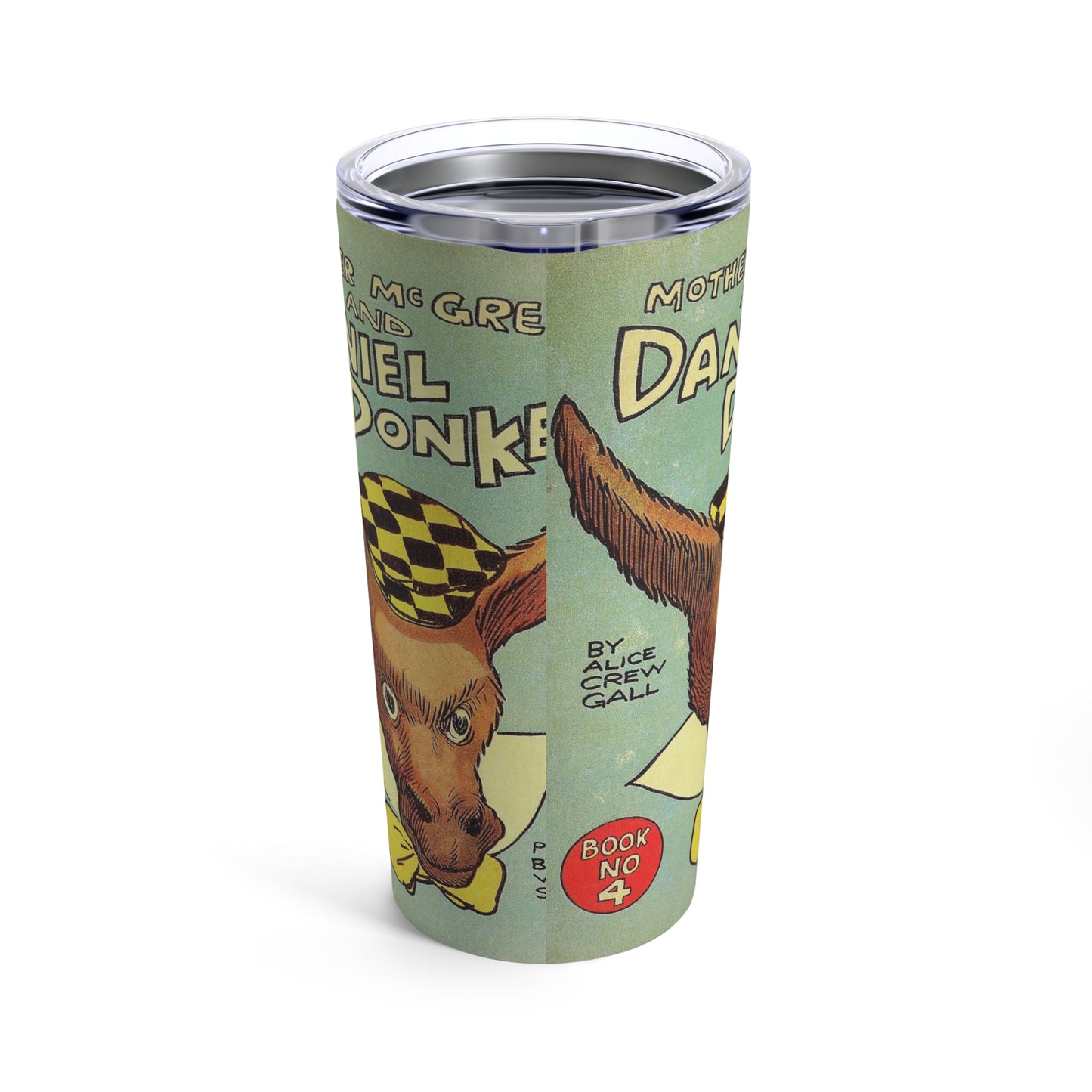 Daniel Donkey Retro-Themed 20oz Insulated Tumbler for Kids