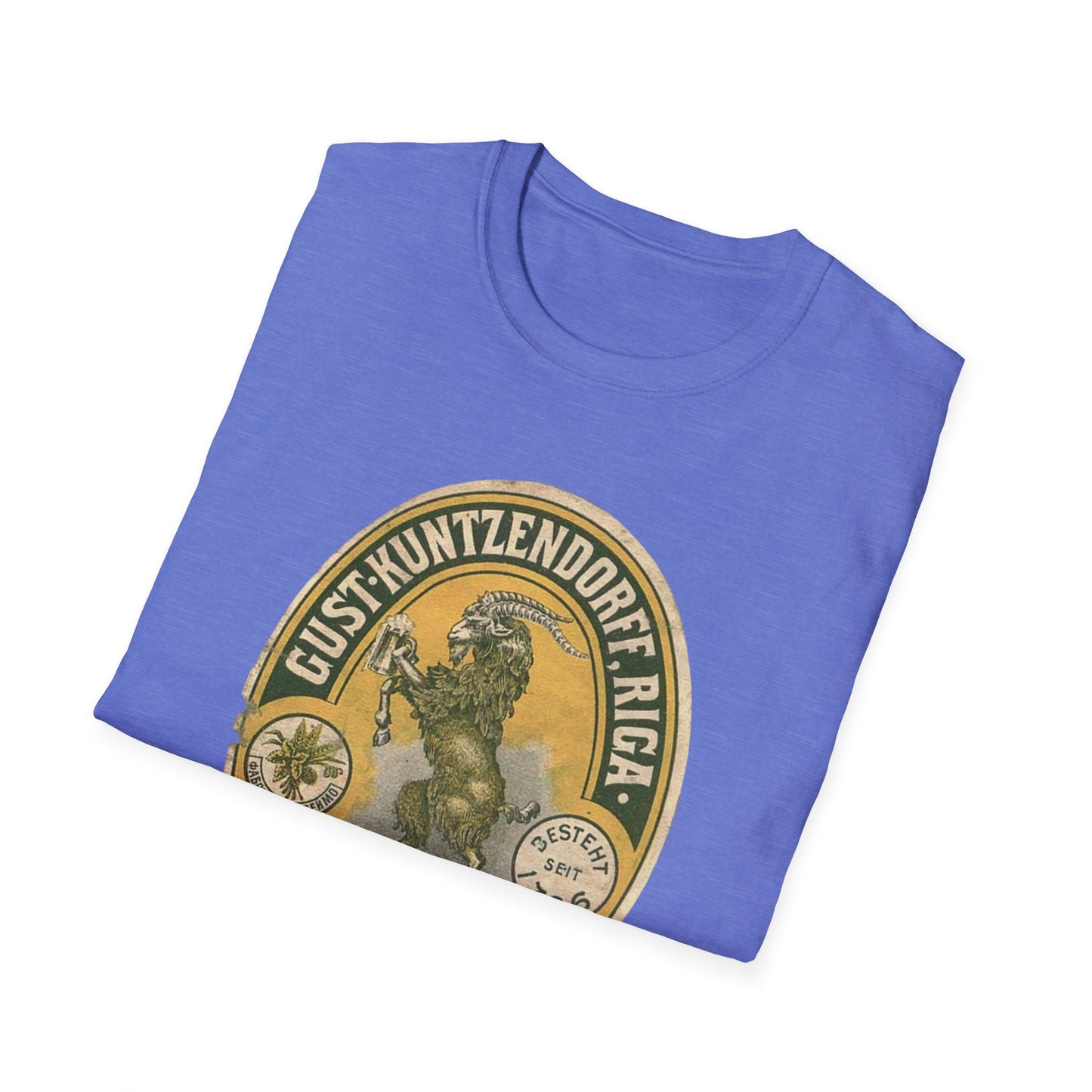 Sip in Style With This Vintage Bock Beer Unisex Softstyle Tee - Pure Cotton Comfort!