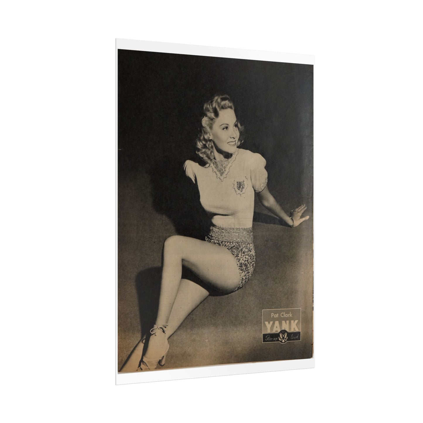 Pin Up Girl Pat Clark Rolled Poster