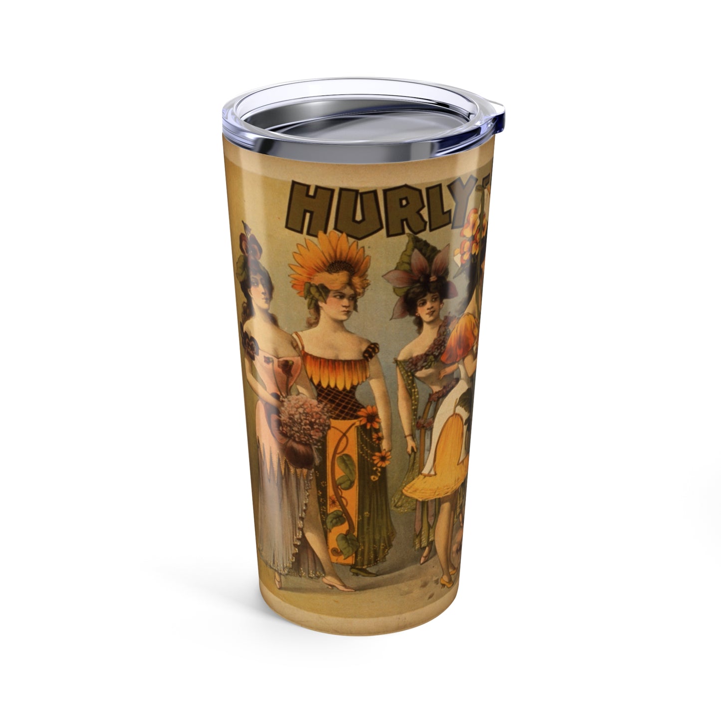 Retro Burlesque-Inspired 20oz Tumbler