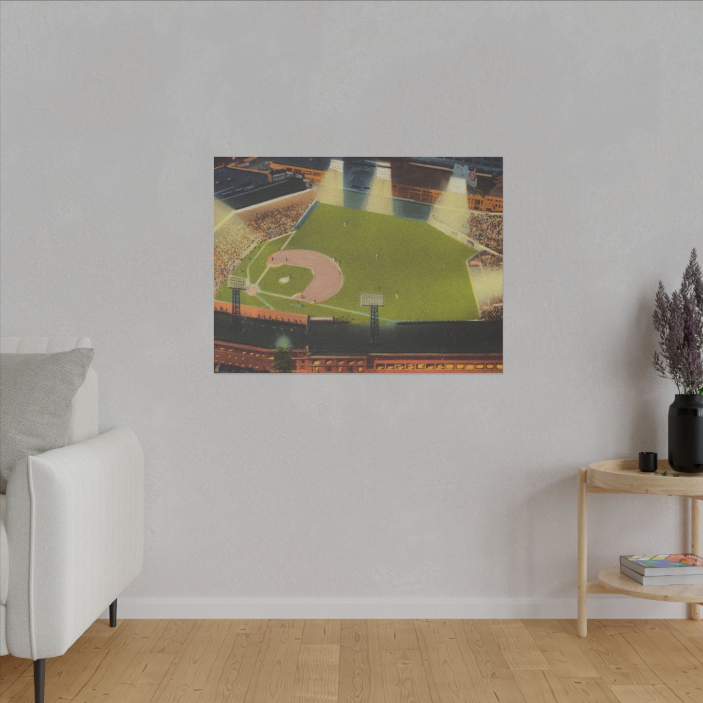 Vintage Fenway Park Canvas Art Print