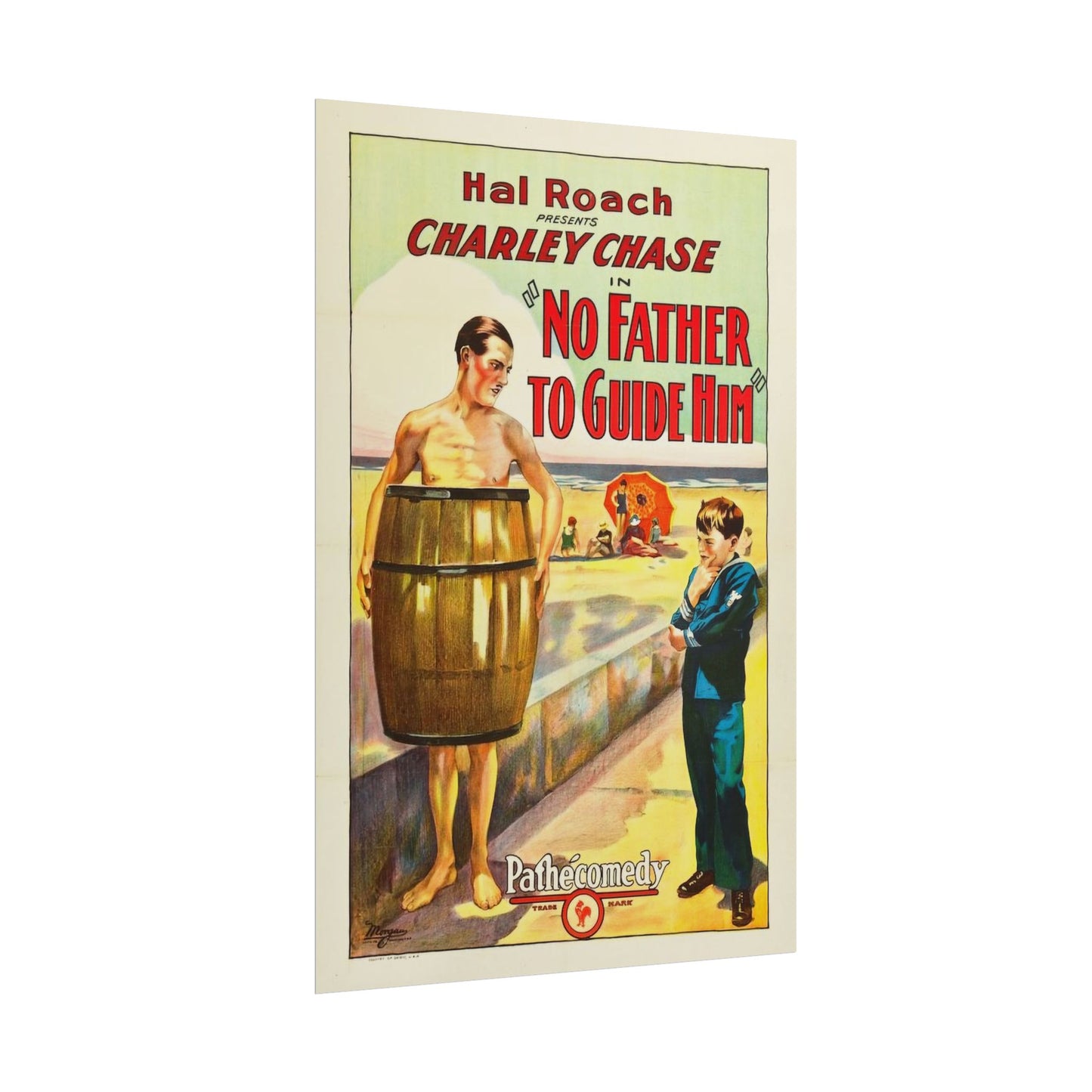 Poster Print - 1925 Short Film No Father to Guide Him Movie Poster