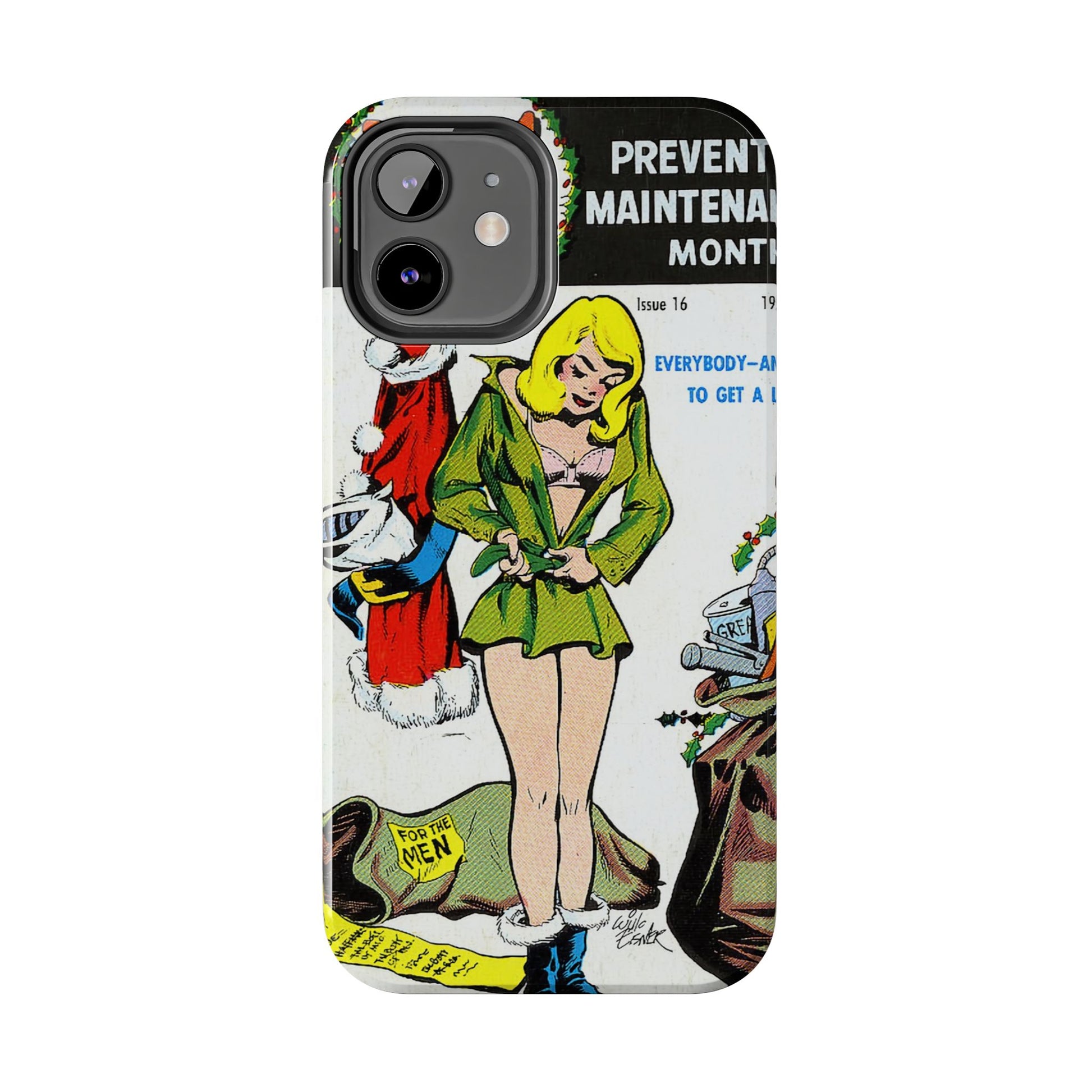 Vintage Military Maintenance Magazine Cover Phone Case Tumbler - Old School Male 