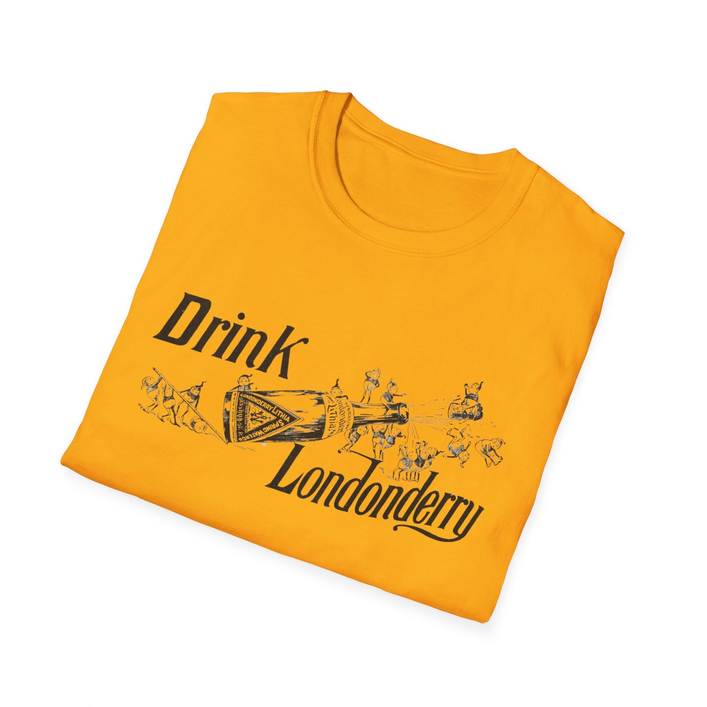 Vintage Londonberry Drink T-Shirt - Retro Unisex Tee in Soft, Ethically-Sourced Cotton