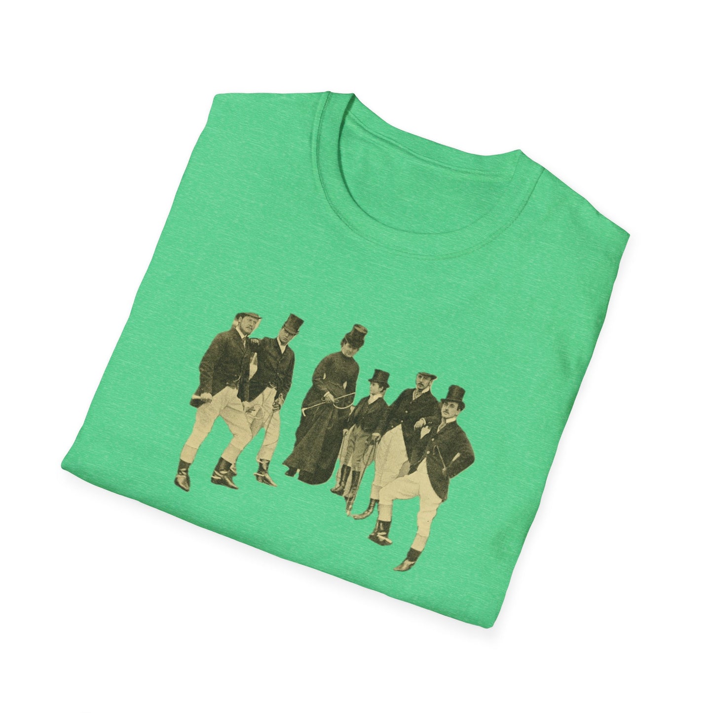 Vintage 19th Century Group Portrait Unisex Softstyle Tee