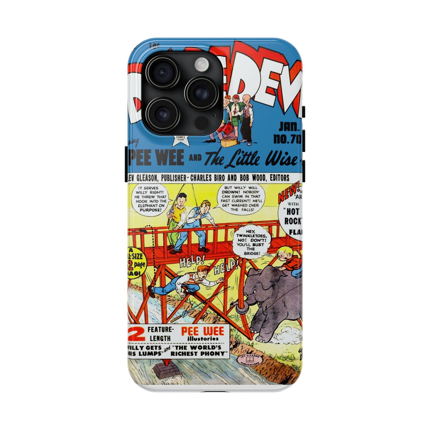 Vintage Comic Book Inspired Phone Case - Old School Male 