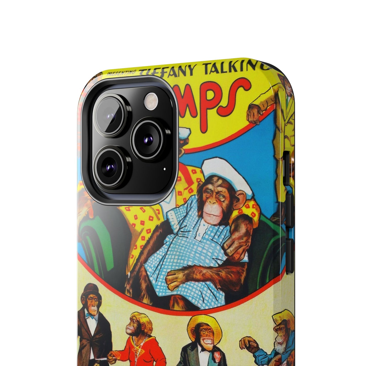 Humorous Chimpanzee-Themed Durable Phone Cases