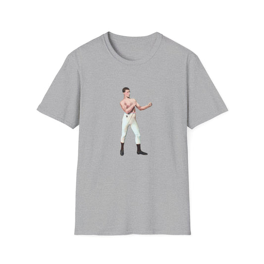 Retro Boxing Champion Unisex Softstyle Tee - Old School Male 