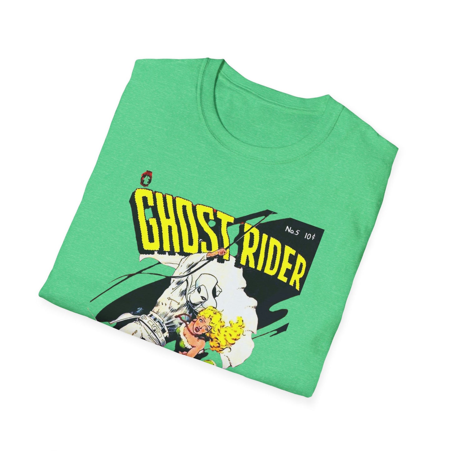 Vintage Retro Ghost Rider Comic Book T-Shirt - Classic Fit, Ethically Sourced Cotton