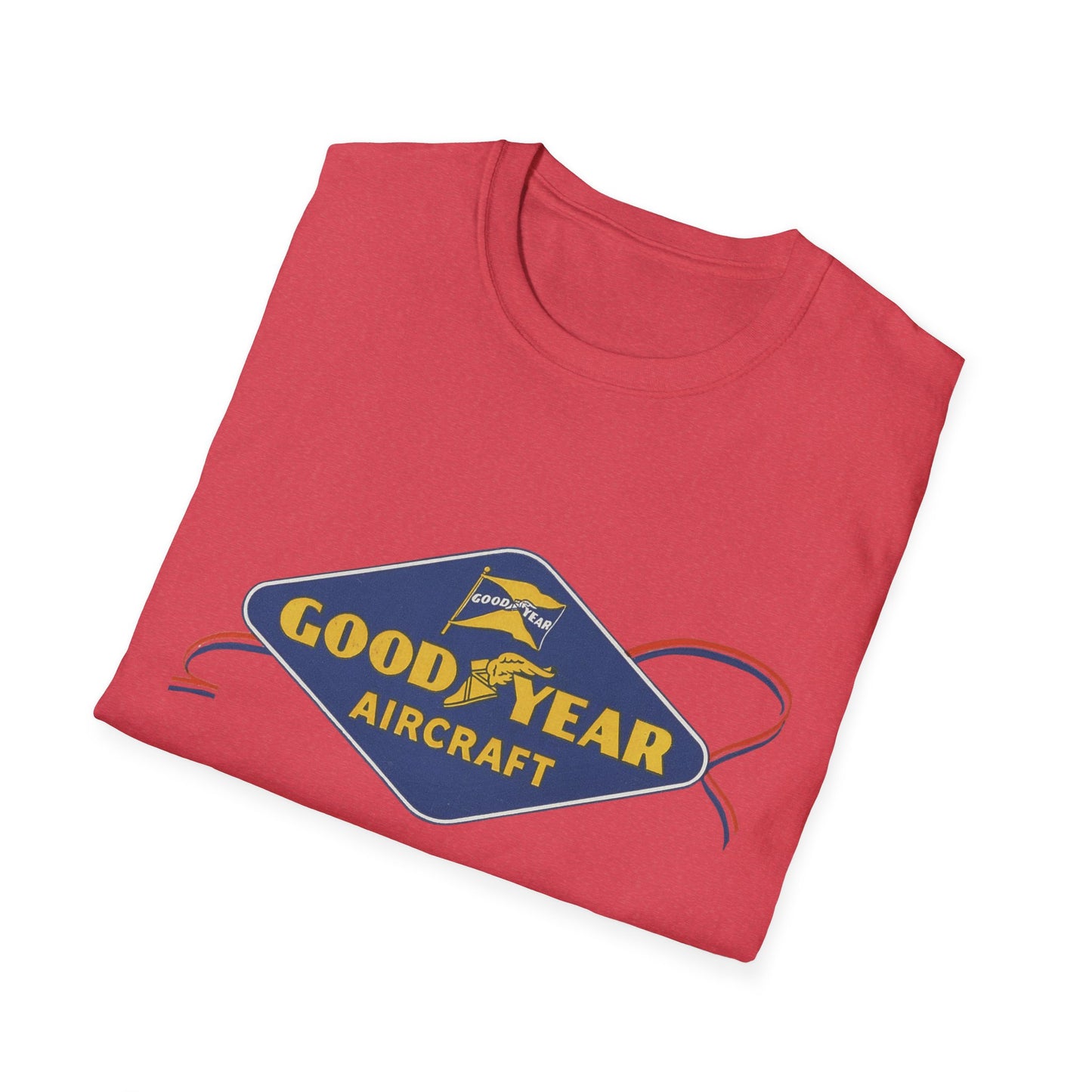 Fly High In Style: Vintage Goodyear Aircraft T-Shirt For Aviation Buffs & Retro Fans!