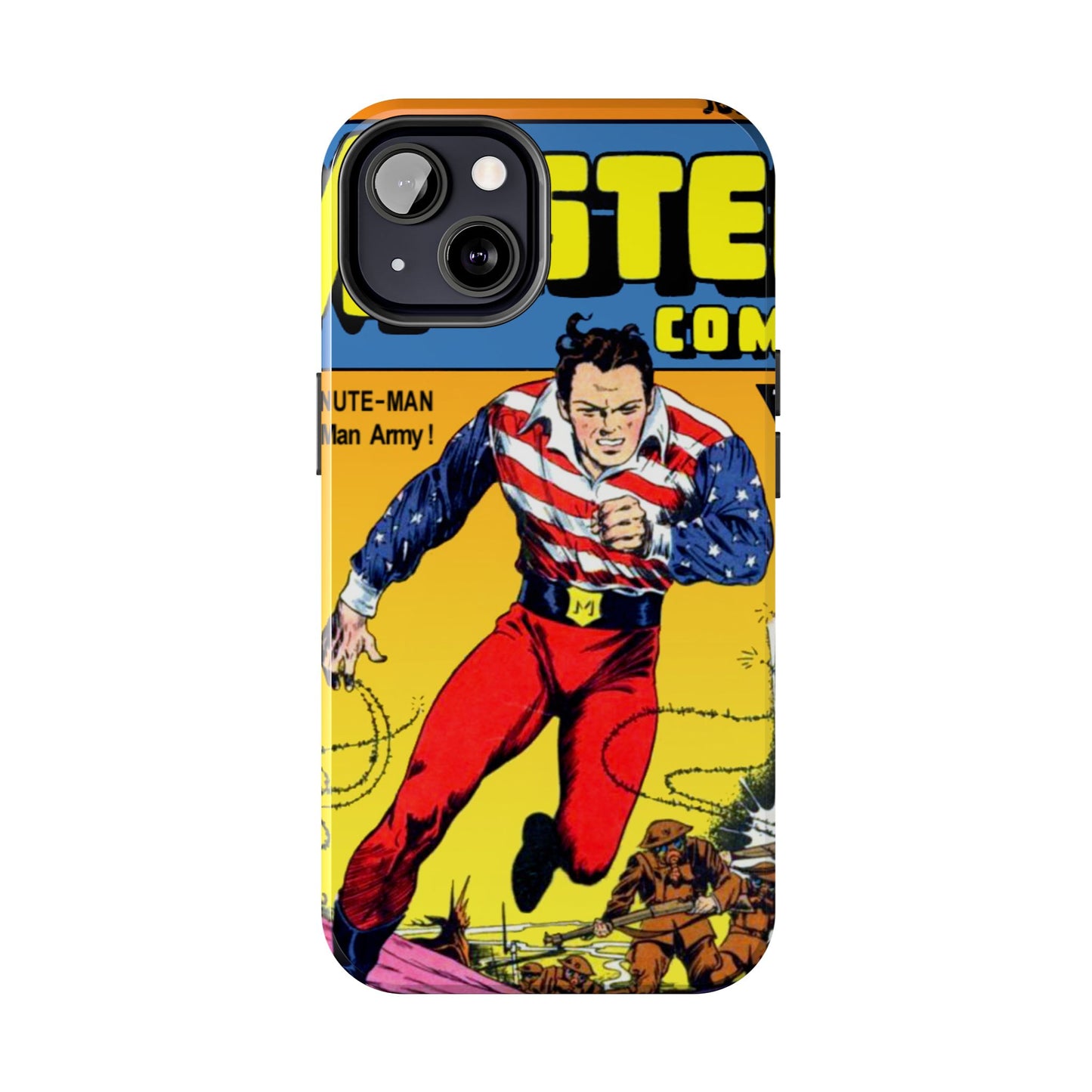 Vintage Comic Artwork Tough Phone Cases - Old School Male 