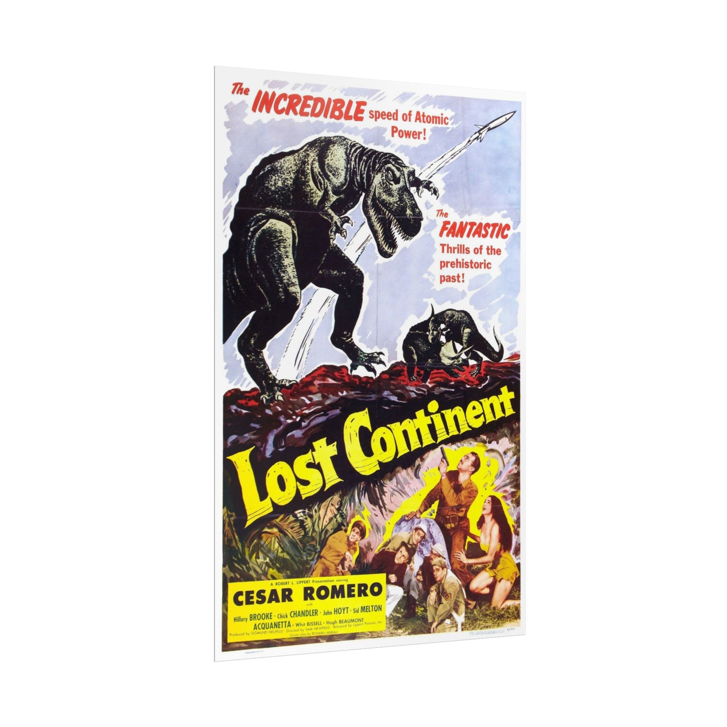 1951 Classic Film 'Lost Continent' Featuring Cesar Romero Poster Print - Old School Male 