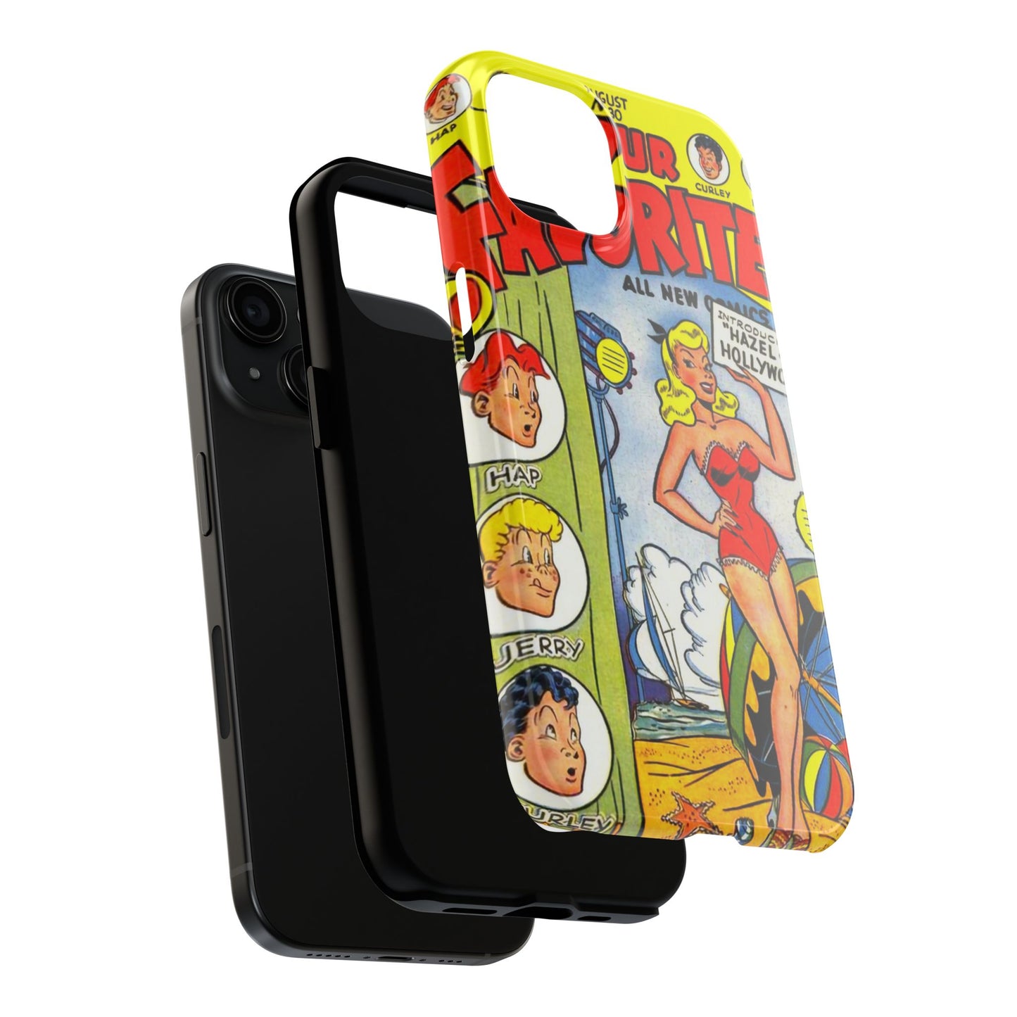 Vintage Comic Book Phone Case - Retro Art Design