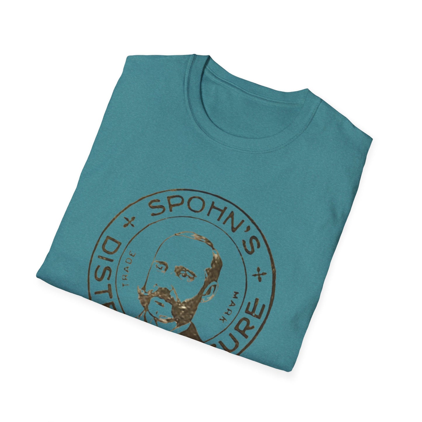 Retro Spohn's Distemper Cure Logo Unisex Soft Cotton Tee