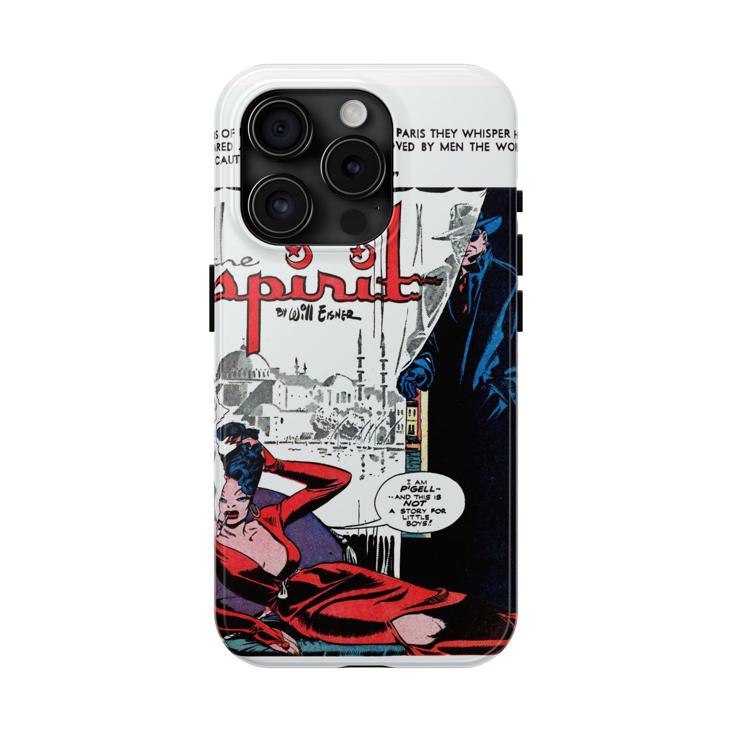 Vintage Spirit Comic Tough Phone Cases for Ultimate Protection - Old School Male 