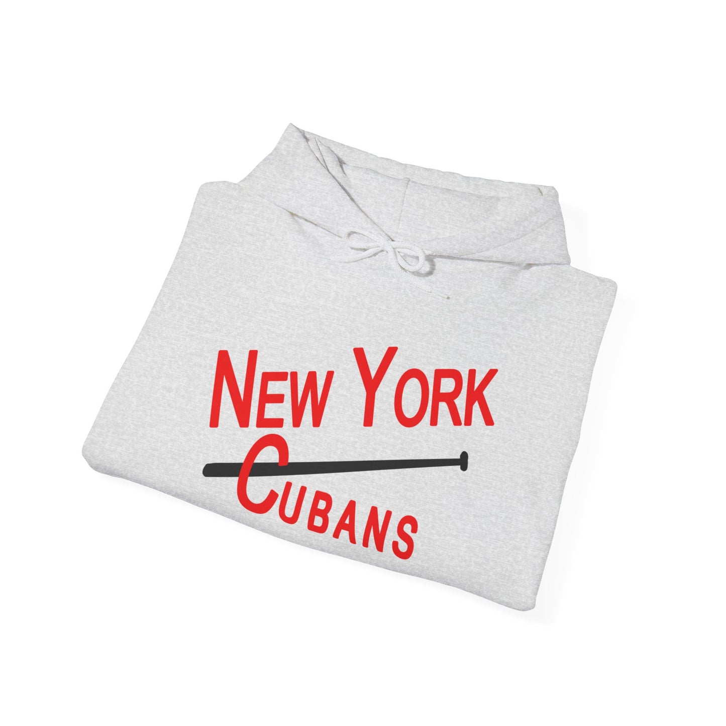 Cozy New York Cubans Hoodie - Vintage Negro League Style with Adjustable Hood and Pouch