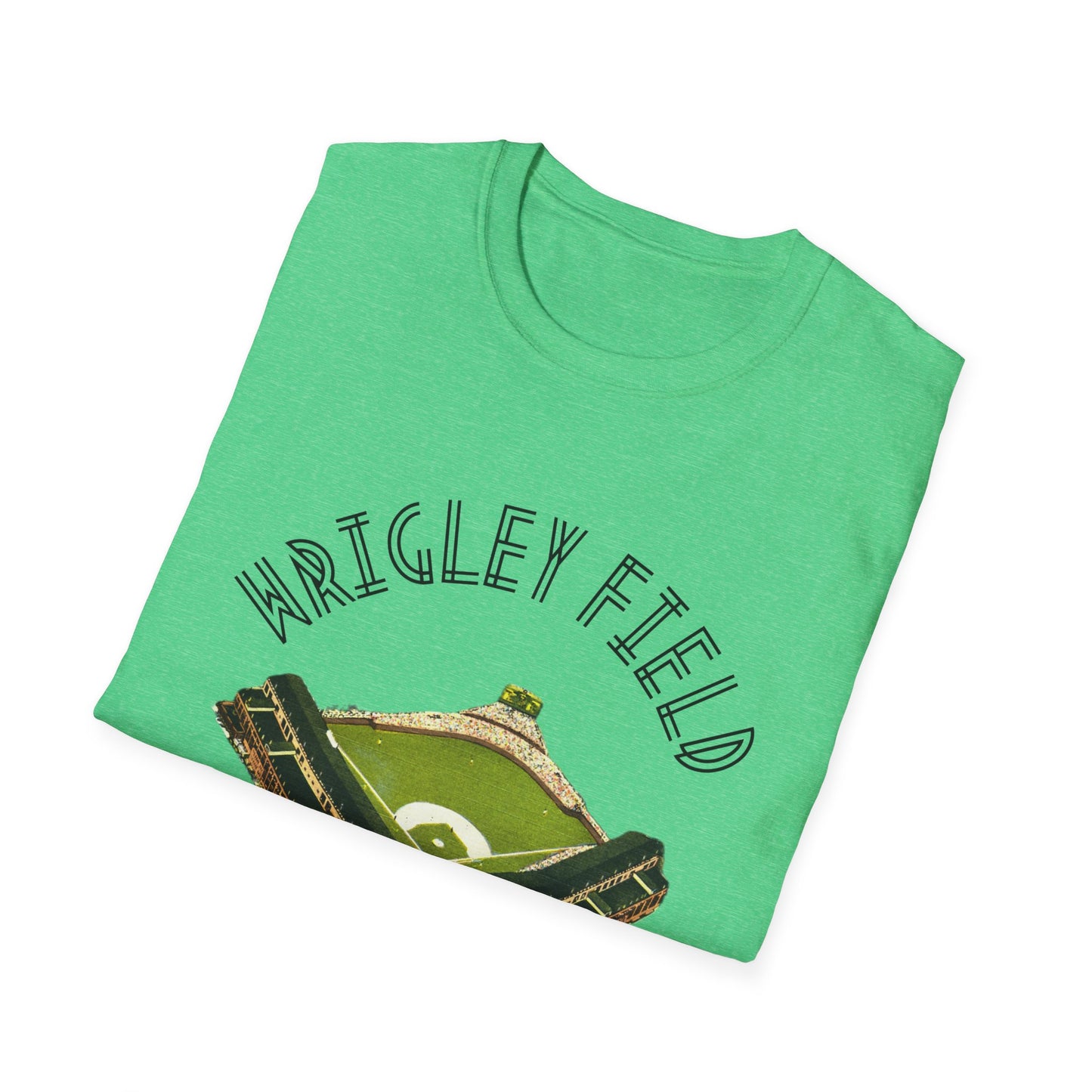 Retro Wrigley Field Unisex Soft Cotton Tee