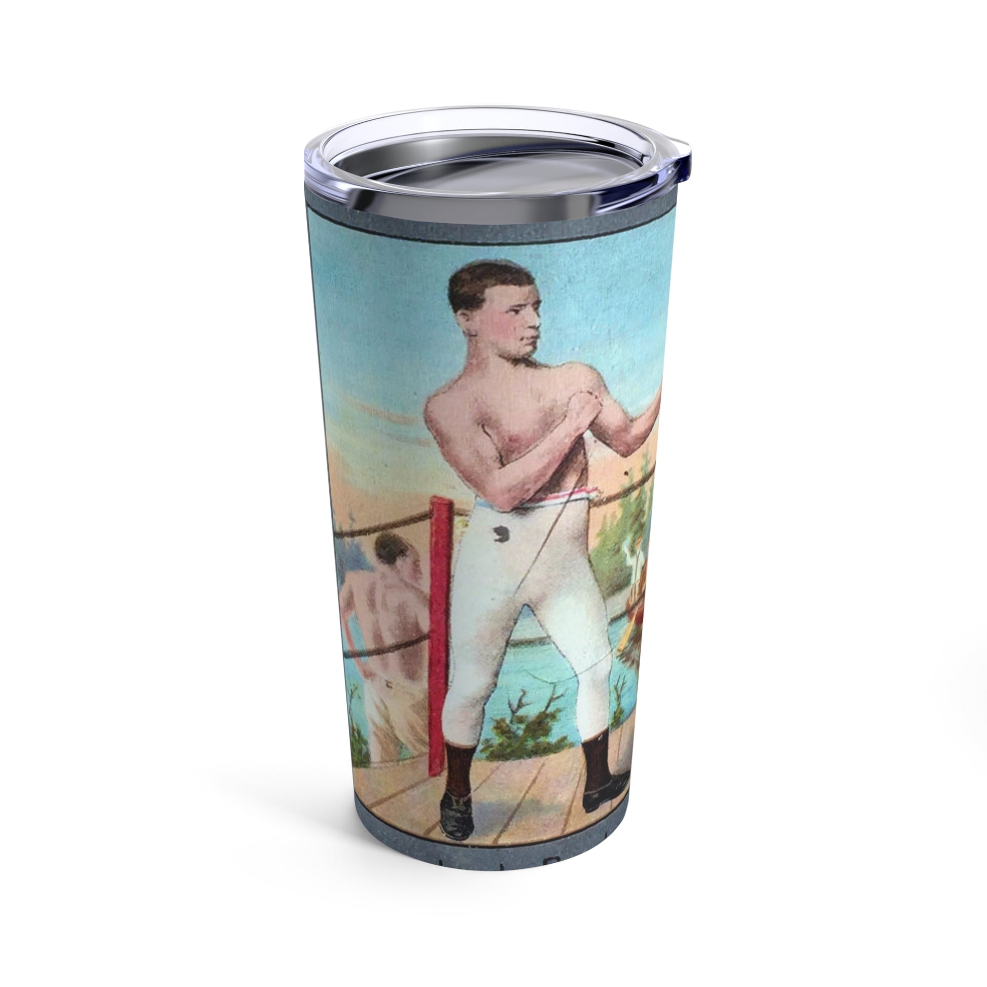 Vintage Fighter Boxer Tumbler 20oz - Old School Male 