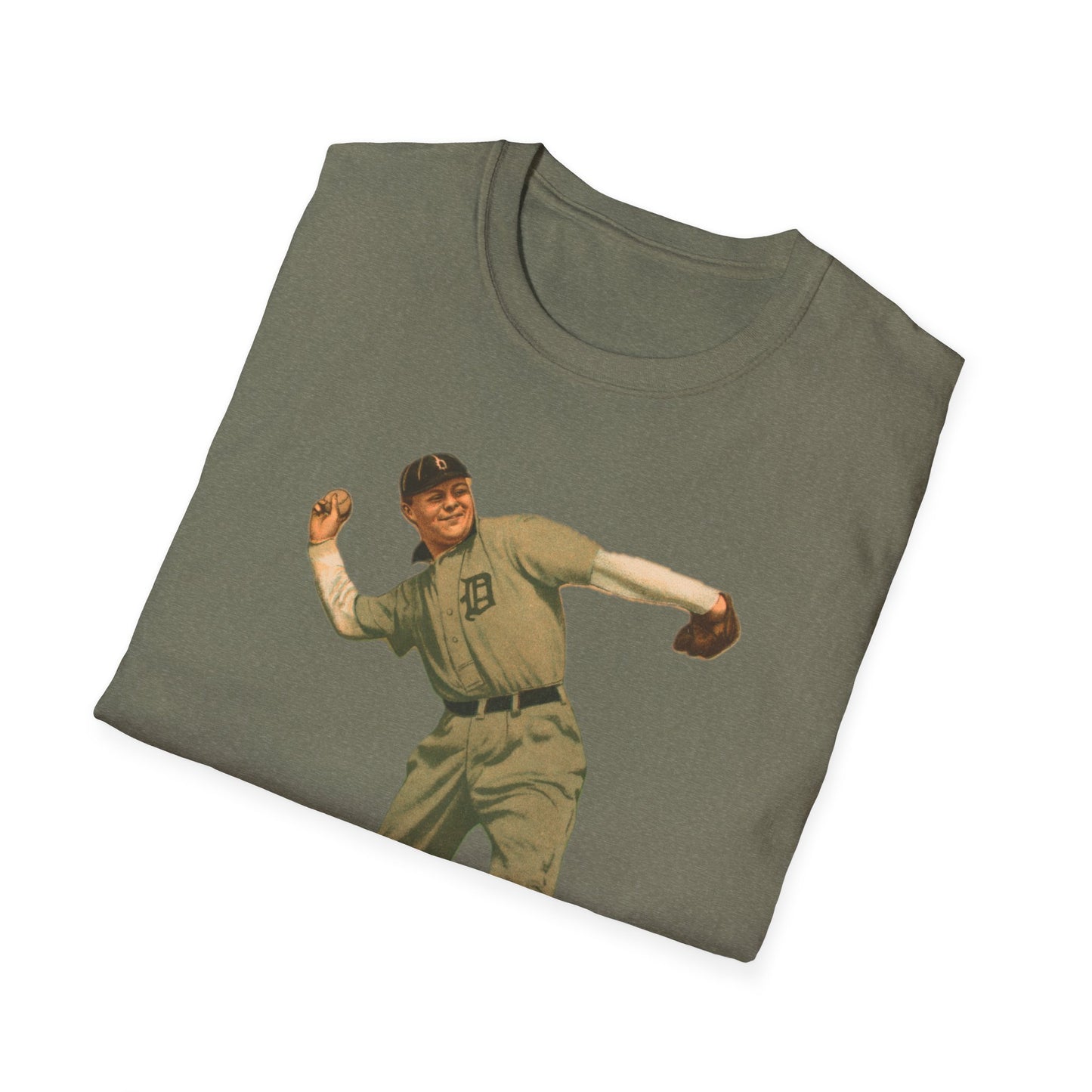 Retro Baseball Star Unisex Softstyle Tee