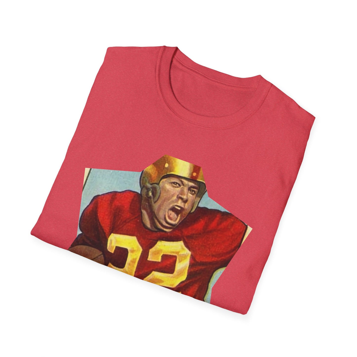 Retro Charlie Justice Football Legend Unisex Softstyle Tee