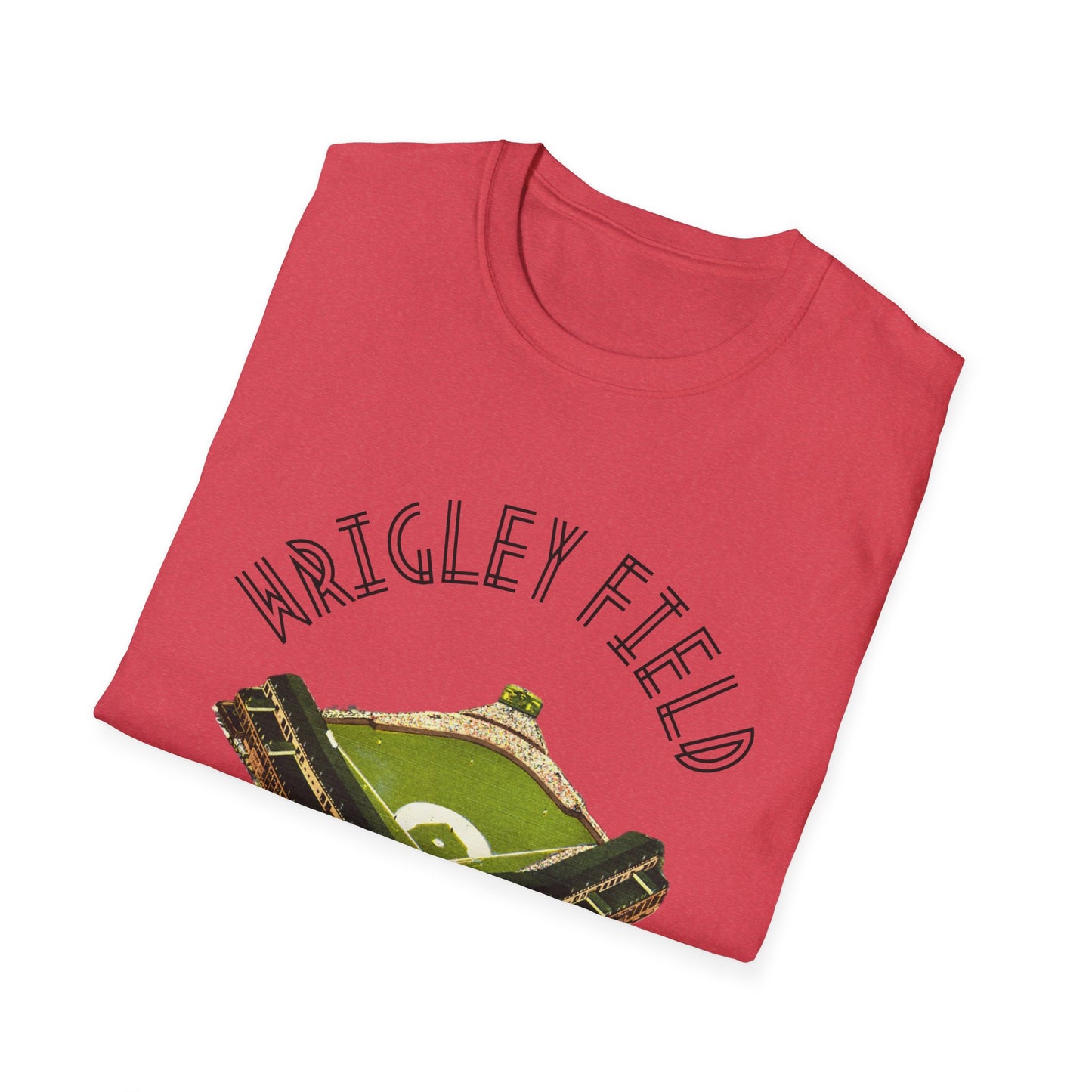 Retro Wrigley Field Unisex Soft Cotton Tee