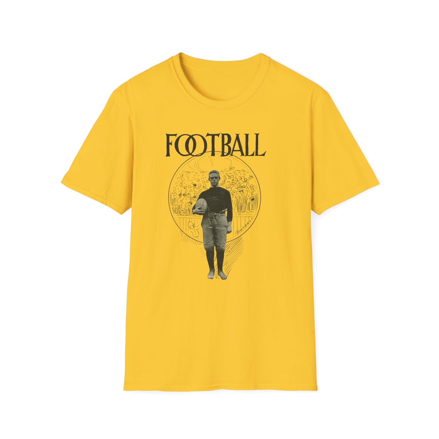 Score Big With Our Vintage Football Tee - Unisex Comfort For Game Day and Retro Vibes!