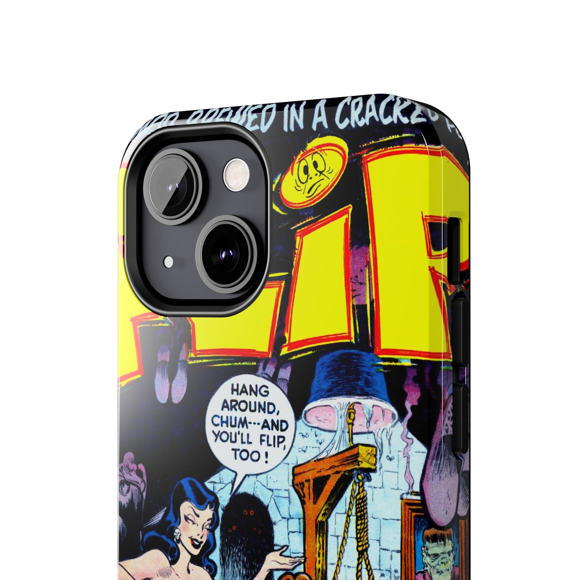 Vintage Comic Book Style Heavy-Duty Phone Cases - Old School Male 