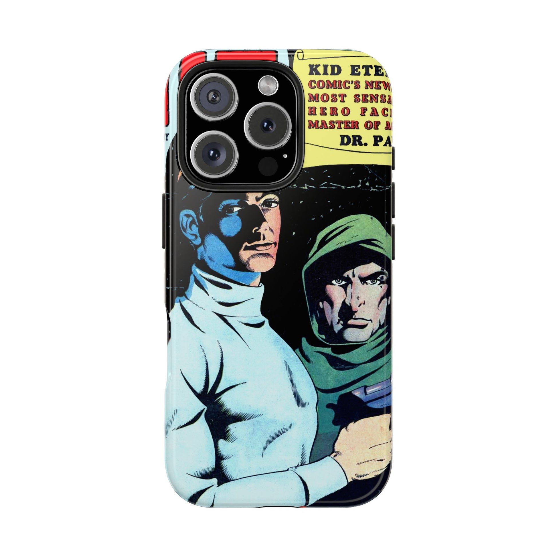 Vintage Comic Book Cover Durable Phone Cases - Old School Male 