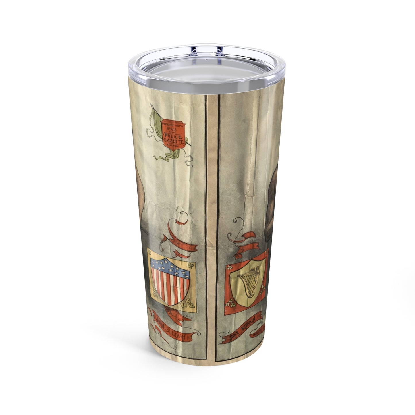 Retro Fighter Insulated Tumbler 20oz - Old School Male 