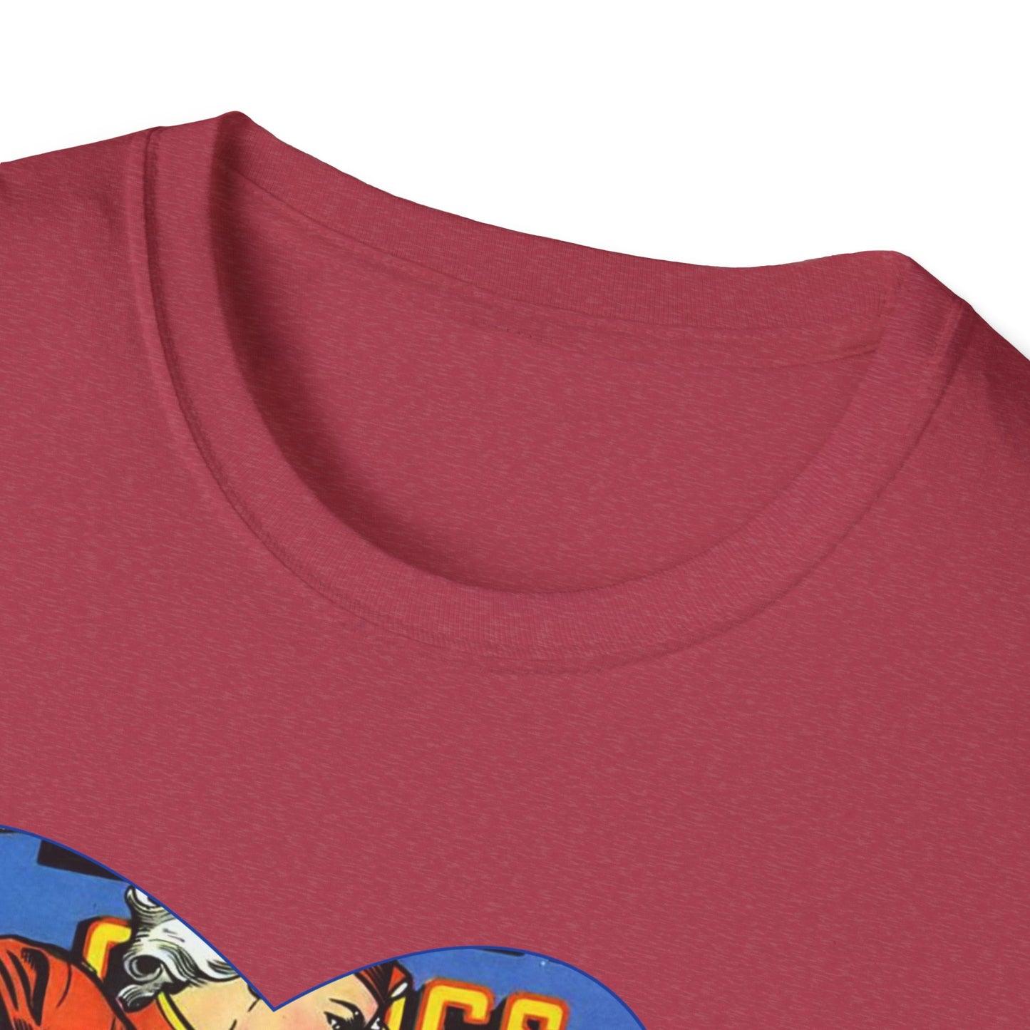 Vintage Comic Book Cover Unisex Softstyle Tee