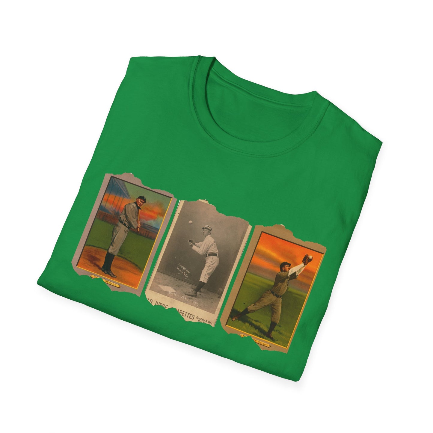 Retro Baseball Card Graphic Unisex Softstyle Tee