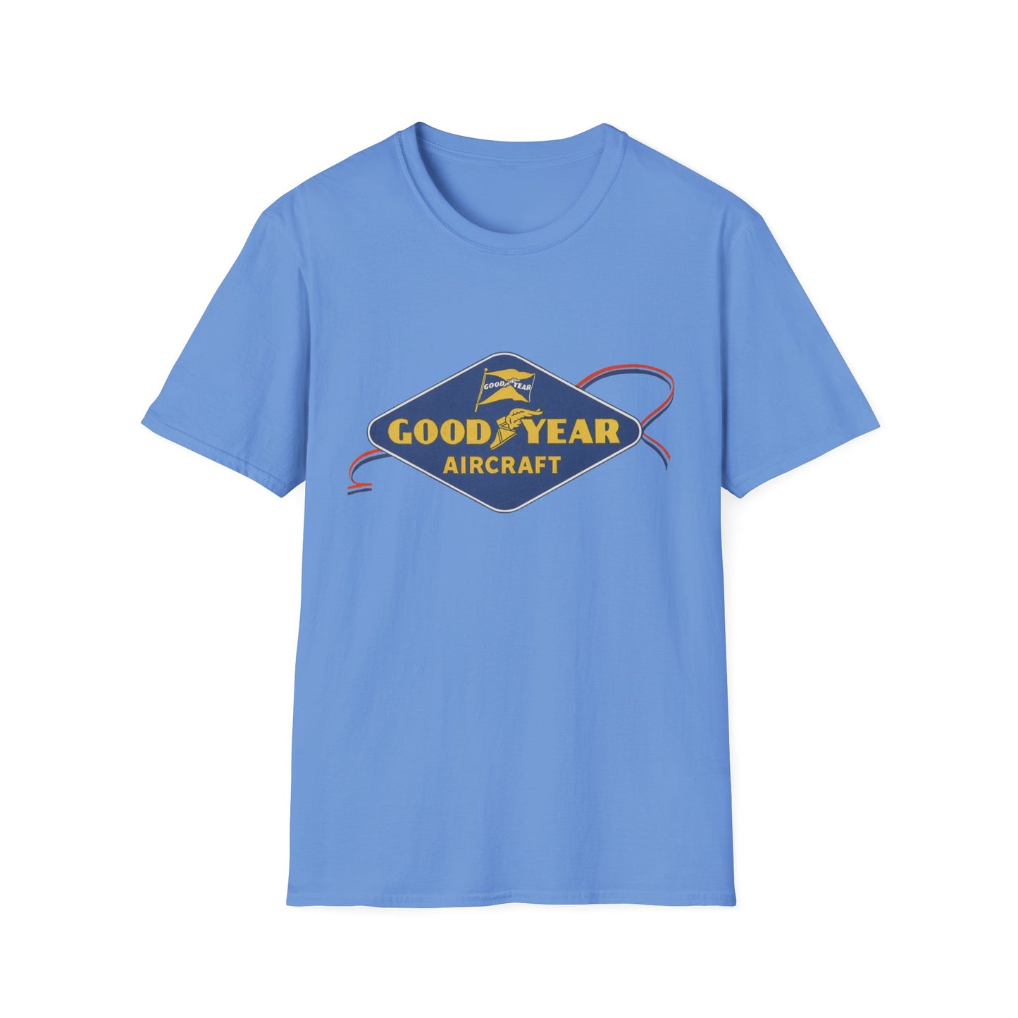 Fly High In Style: Vintage Goodyear Aircraft T-Shirt For Aviation Buffs & Retro Fans!