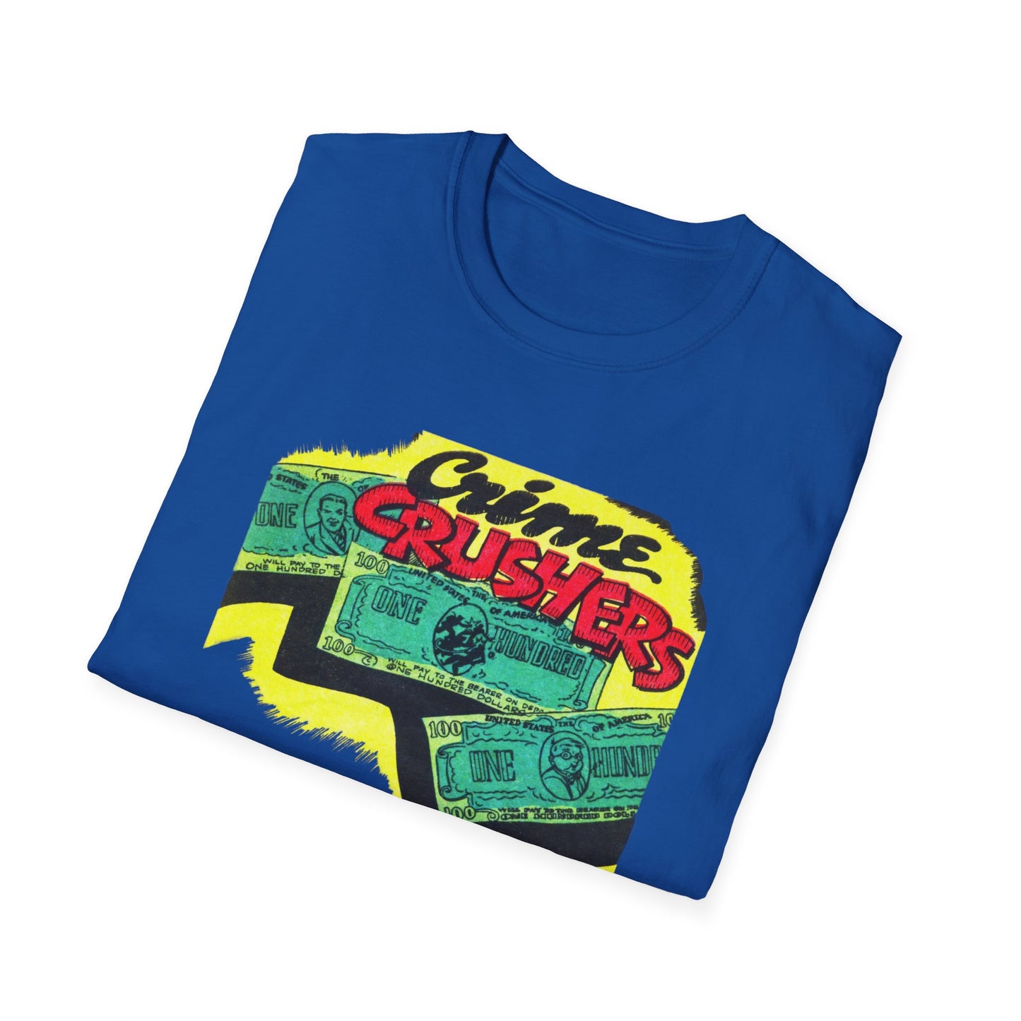 Retro Crime Crushers True Crime T-Shirt - Vintage Style Tee for Mystery Lovers