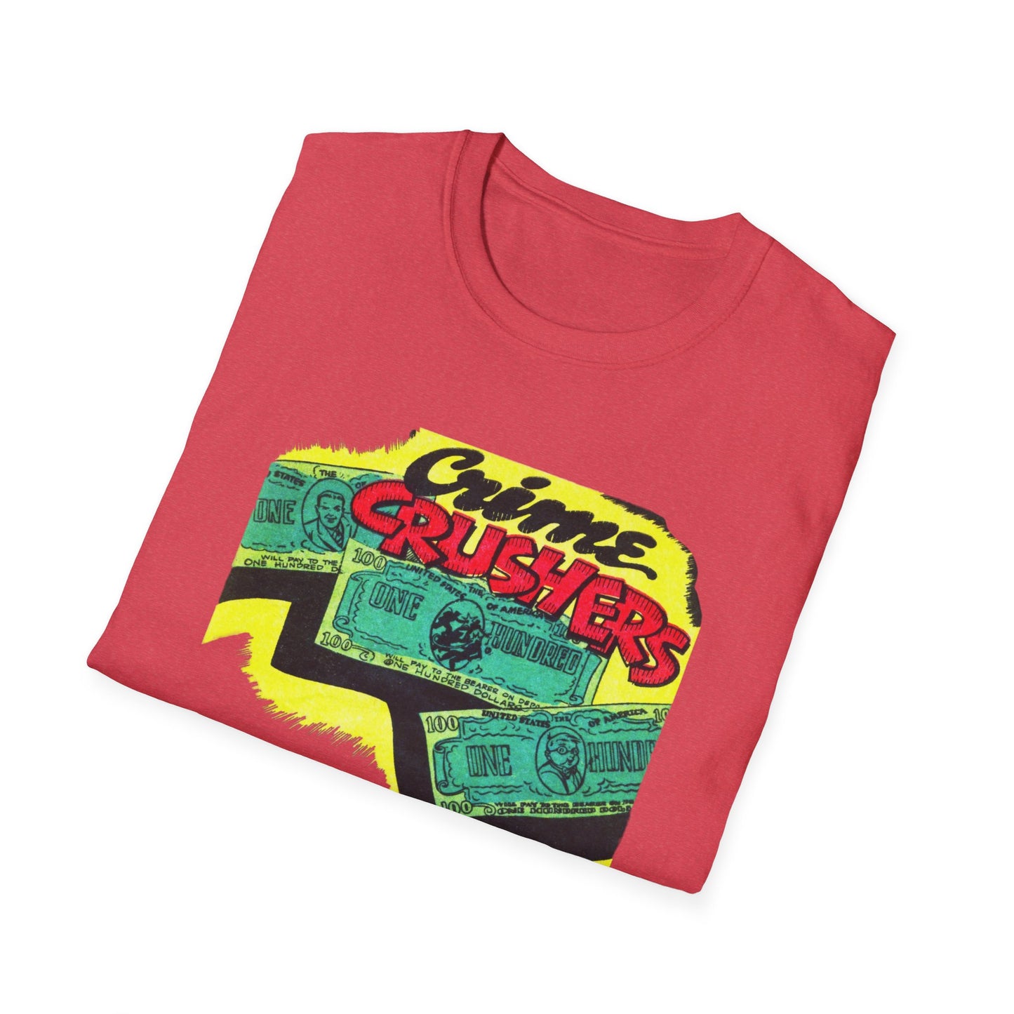 Retro Crime Crushers True Crime T-Shirt - Vintage Style Tee for Mystery Lovers