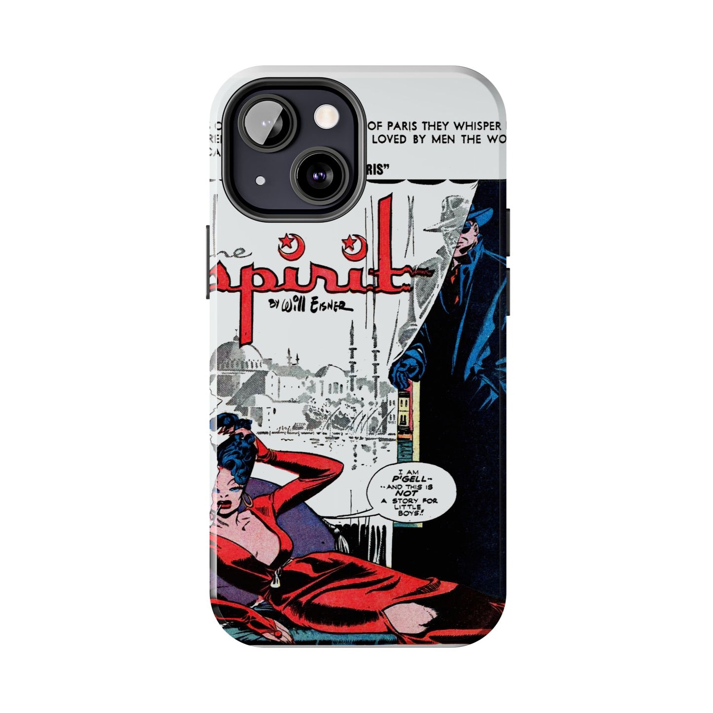 Vintage Spirit Comic Tough Phone Cases for Ultimate Protection - Old School Male 