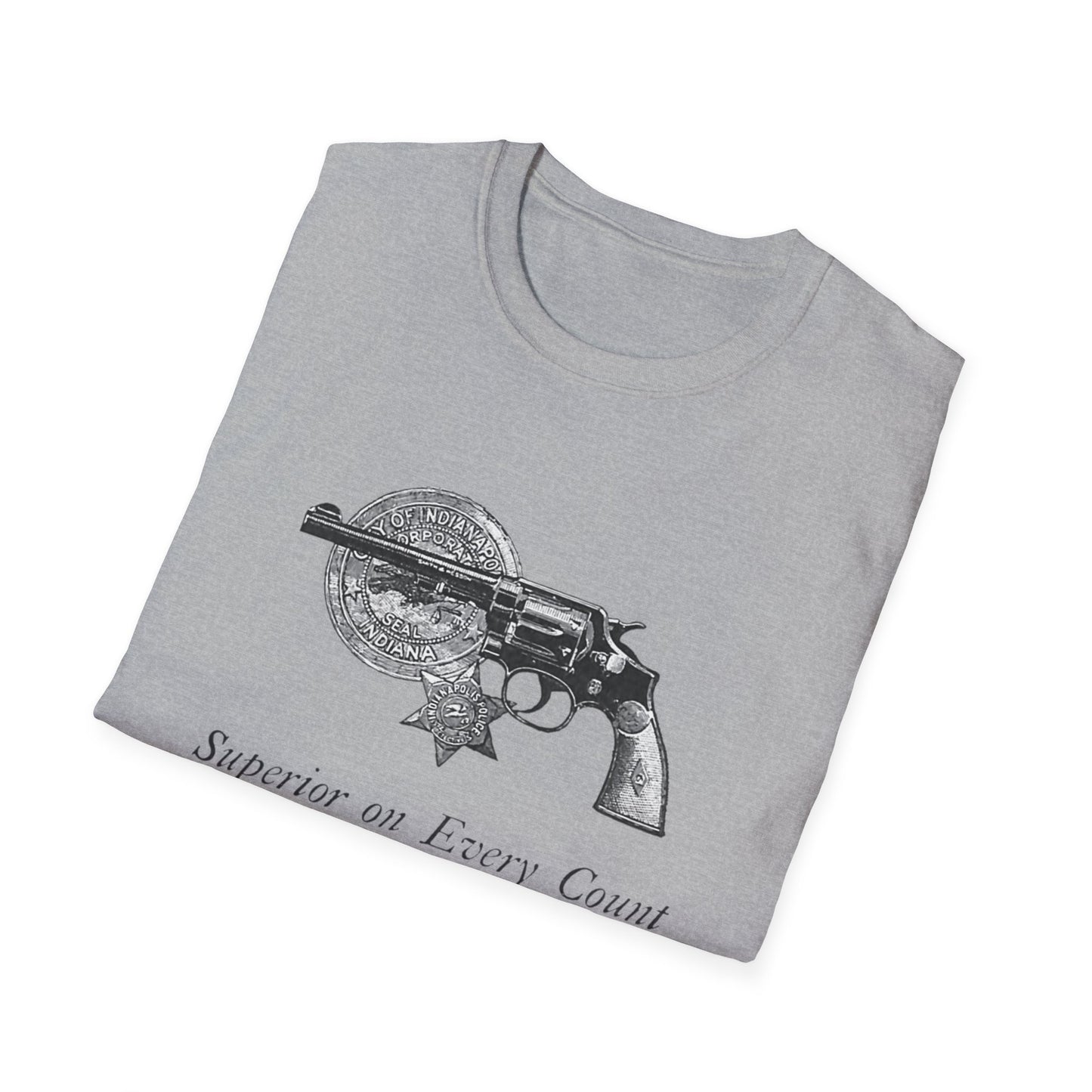 Vintage Smith And Wesson T-Shirt - Classic Ad Tee For Firearm Enthusiasts, Made In USA Cotton