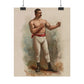 Vintage Champion Pugilist John Sullivan Poster