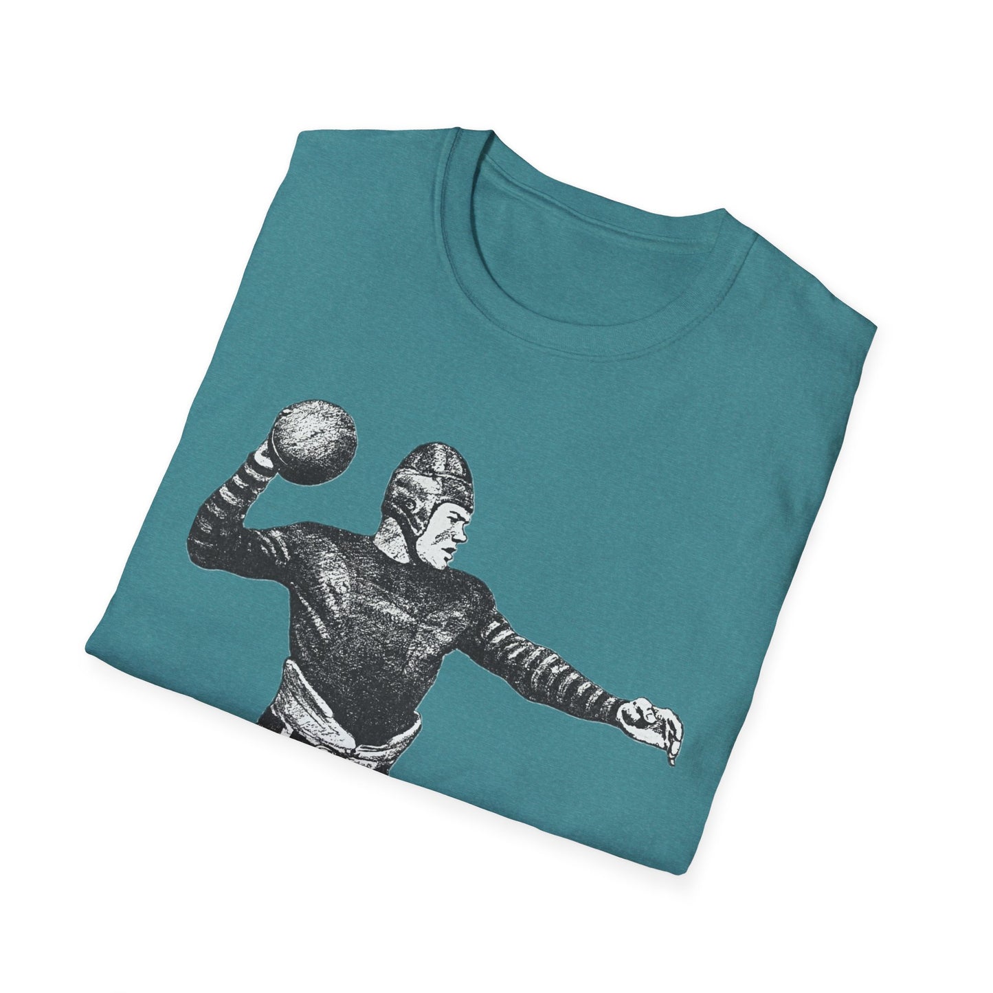 Retro Brick Muller Football Player Tee