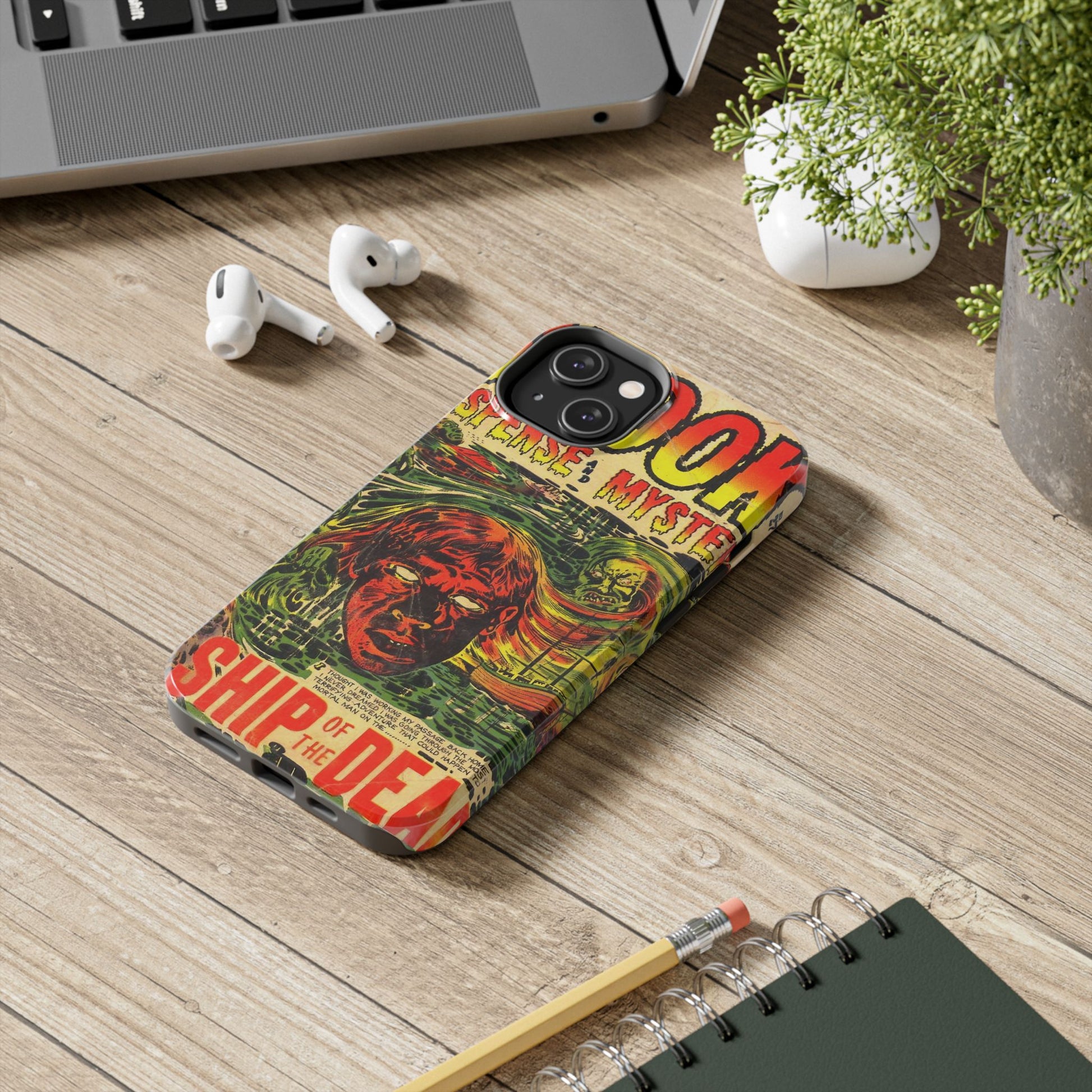 Vintage Horror Comic Phone Cover - Old School Male 