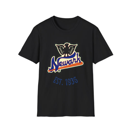 Newark Eagles of the Negro League Unisex Softstyle T-Shirt - Old School Male 