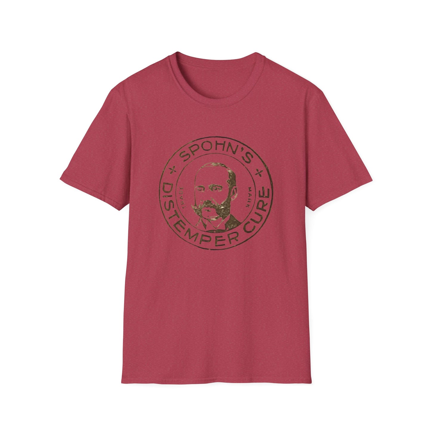 Retro Spohn's Distemper Cure Logo Unisex Soft Cotton Tee