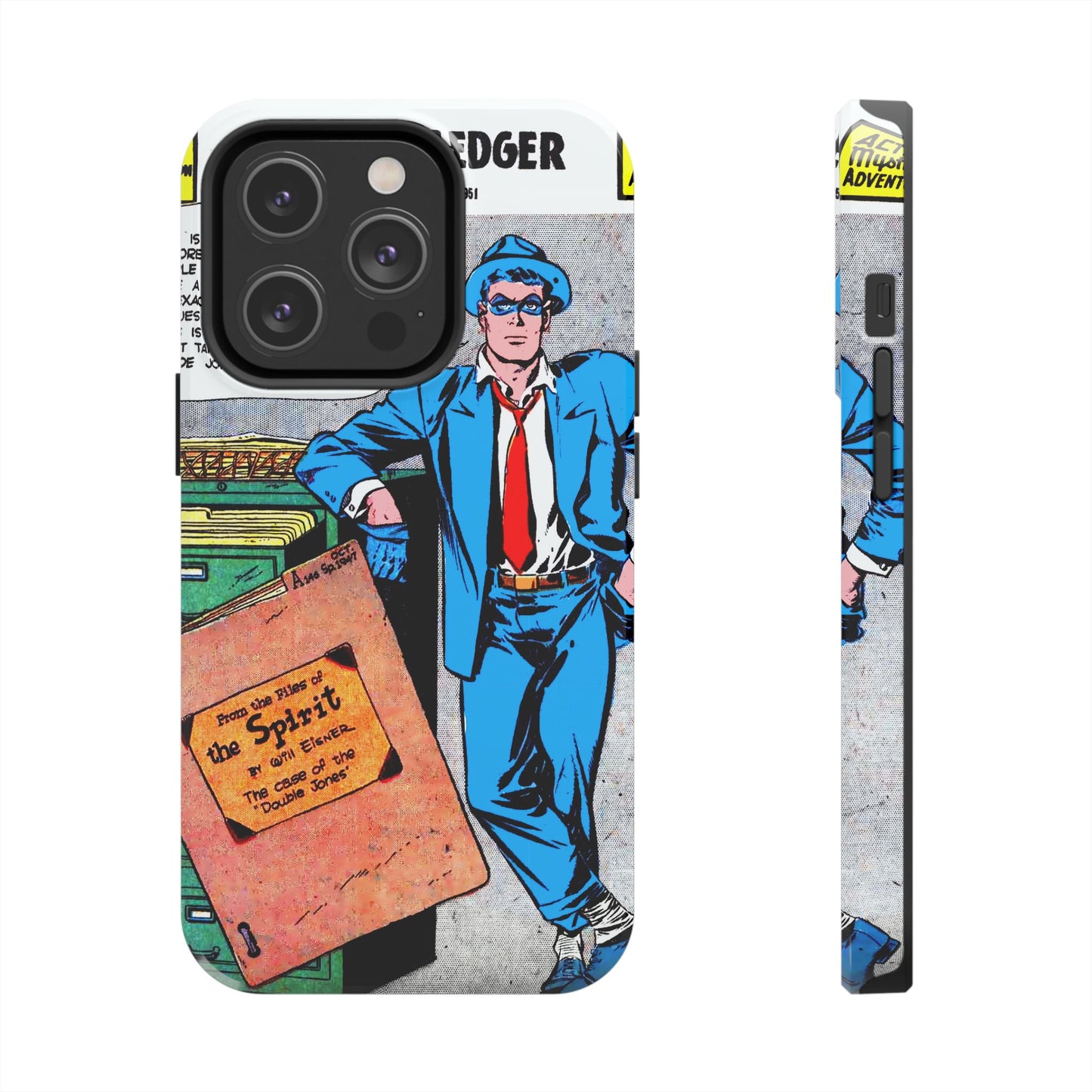 Vintage Spirit Comic Cover Durable Phone Cases - Old School Male 