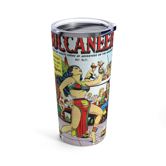 Retro 1950s Comic Book Art Insulated Tumbler 20oz - Old School Male 