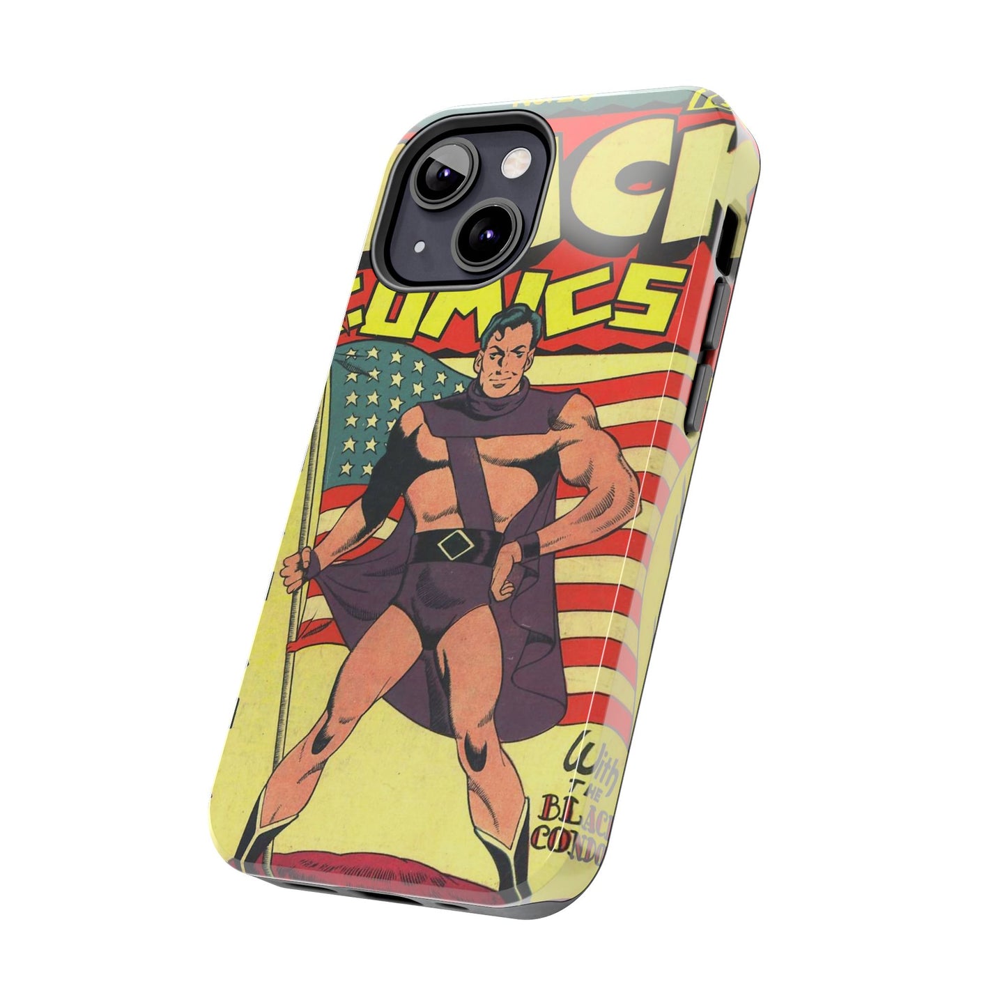 Vintage Comic Book Style Phone Case - Old School Male 