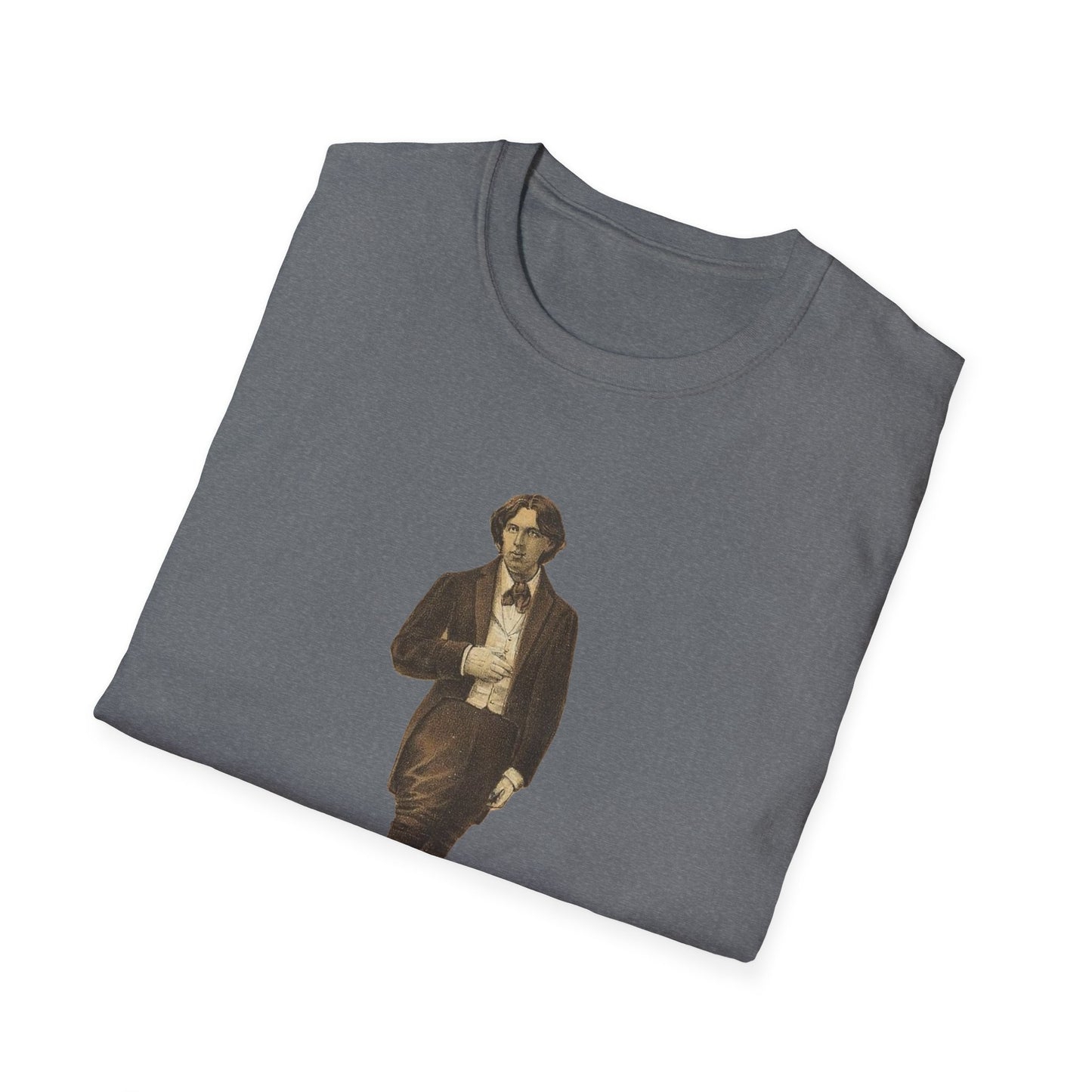 Classic Literary Icon T-Shirt - Old School Male 