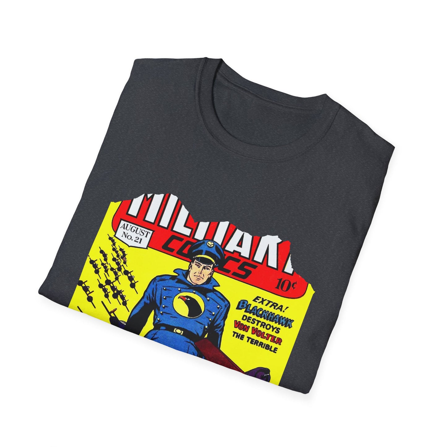 Vintage-Inspired Comic Cover Unisex Softstyle Tee