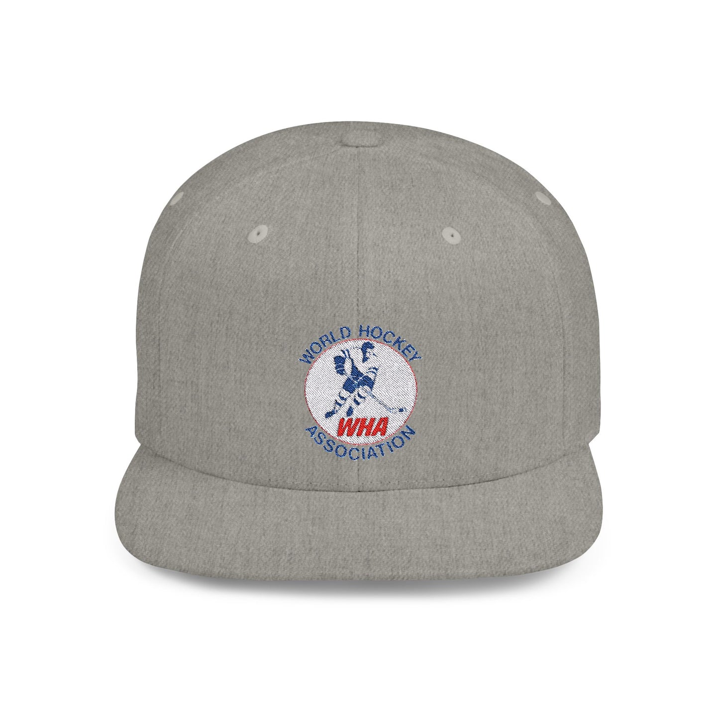 Retro World Hockey Association Logo SnapBack Hat - Old School Male 